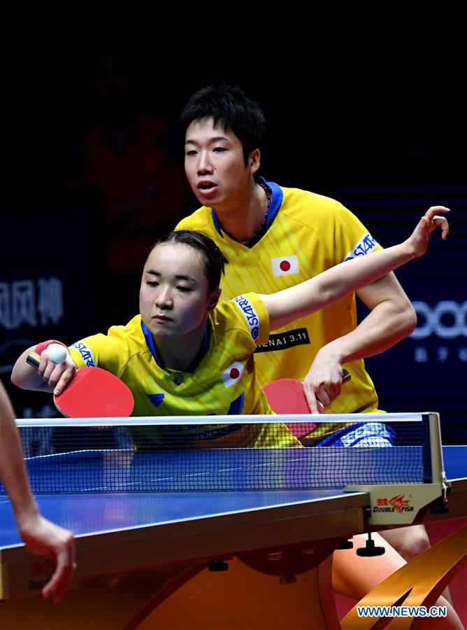 (SP)CHINA-ZHENGZHOU-TABLE TENNIS-ITTF WORLD TOUR GRAND FINALS-MIXED DOUBLES(CN)