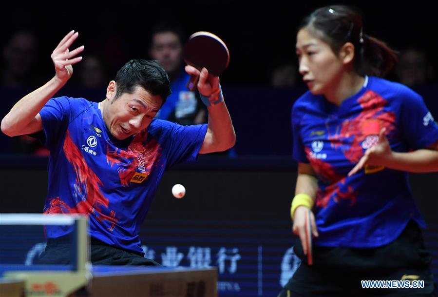 (SP)CHINA-ZHENGZHOU-TABLE TENNIS-ITTF WORLD TOUR GRAND FINALS-MIXED DOUBLES(CN)