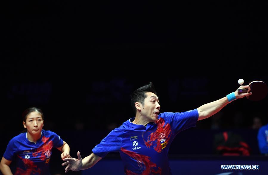 (SP)CHINA-ZHENGZHOU-TABLE TENNIS-ITTF WORLD TOUR GRAND FINALS-MIXED DOUBLES(CN)