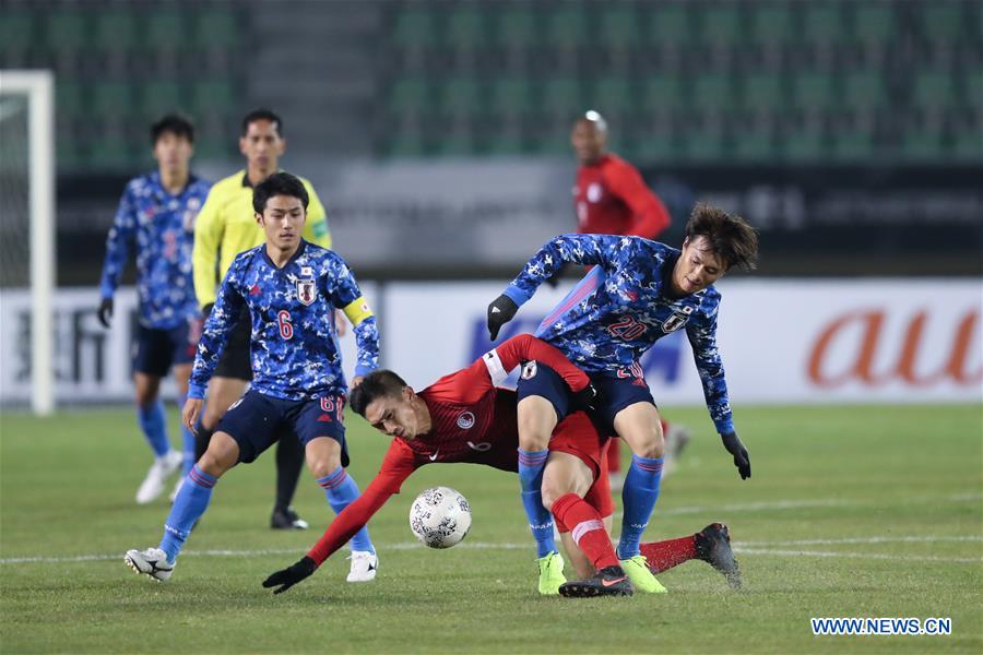 (SP)SOUTH KOREA-BUSAN-SOCCER-EAST ASIAN CUP-CHINA'S HONG KONG VS JAPAN