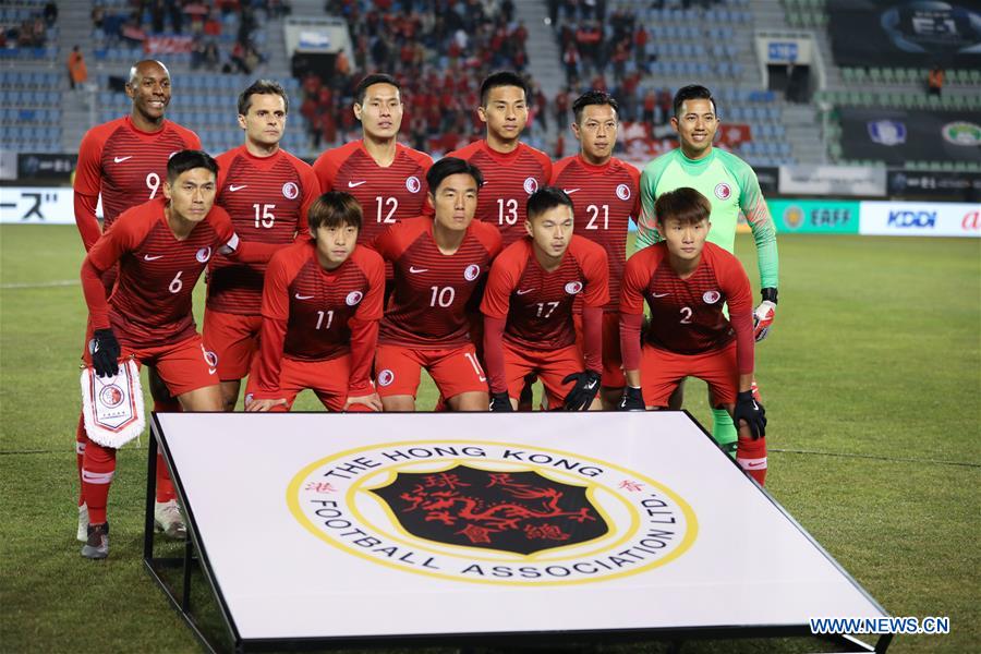 (SP)SOUTH KOREA-BUSAN-SOCCER-EAST ASIAN CUP-CHINA'S HONG KONG VS JAPAN
