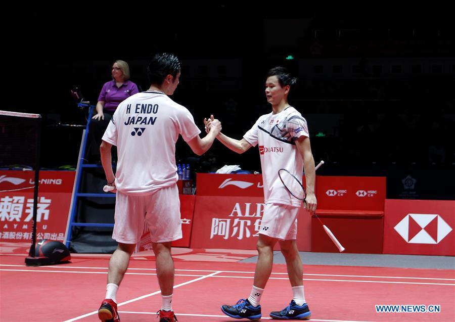 (SP)CHINA-GUANGZHOU-BADMINTON-BWF WORLD TOUR FINALS 2019-MEN'S SEMIFINAL