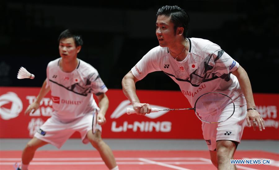 (SP)CHINA-GUANGZHOU-BADMINTON-BWF WORLD TOUR FINALS 2019-MEN'S SEMIFINAL