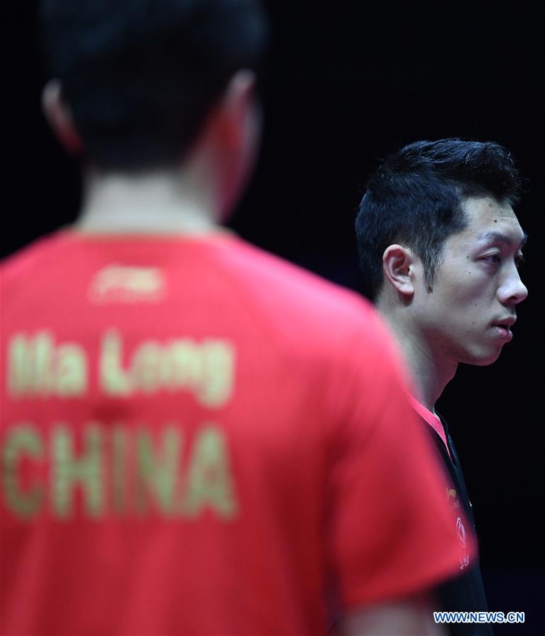 (SP) CHINA-ZHENGZHOU-TABLE TENNIS-ITTF-GRAND FINALS-MEN'S SINGLES