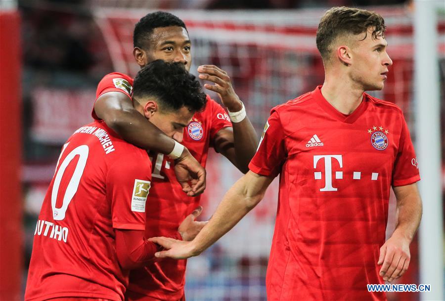 (SP)GERMANY-MUNICH-FOOTBALL-BUNDESLIGA-BAYERN MUNICH VS BREMEN