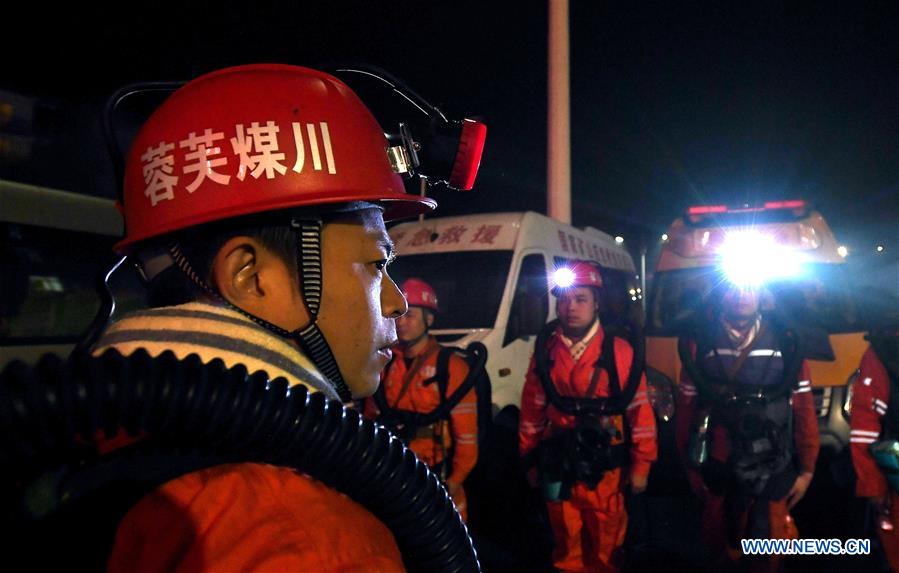 CHINA-SICHUAN-COAL MINE ACCIDENT-RESCUE (CN)