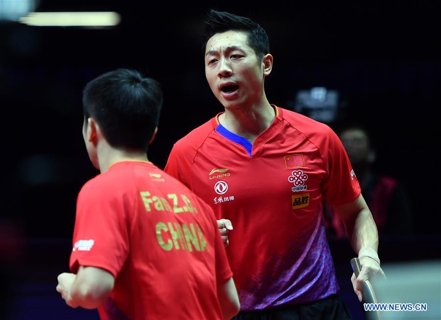 (SP)CHINA-ZHENGZHOU-TABLE TENNIS-ITTF-GRAND FINALS-MEN'S DOUBLES (CN)