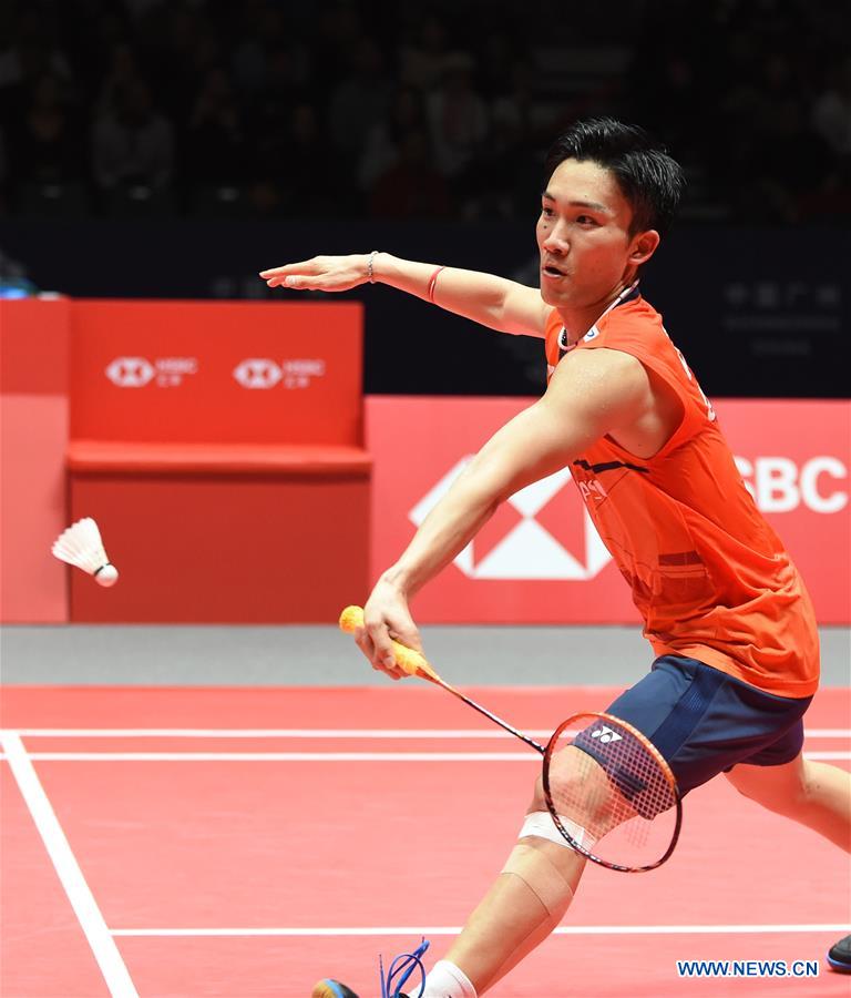 (SP)CHINA-GUANGZHOU-BADMINTON-BWF WORLD TOUR FINALS 2019-MEN'S SINGLES (CN)