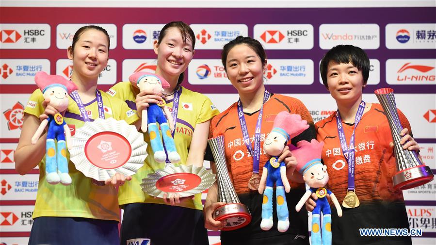 (SP)CHINA-GUANGZHOU-BADMINTON-BWF WORLD TOUR FINALS 2019-WOMEN'S DOUBLES