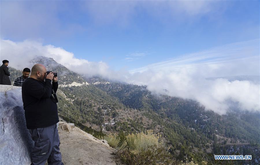 U.S.-SAN BERNADINO-SCENERY-MIST