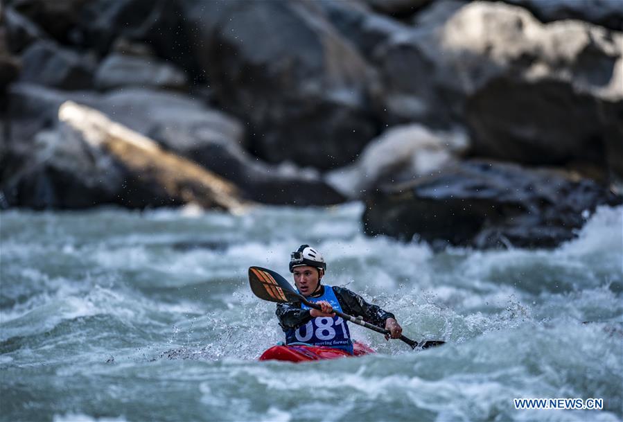 (SP)CHINA-YUNNAN-LUSHUI-CANOEING-WILD WATER WORLD CUP (CN)