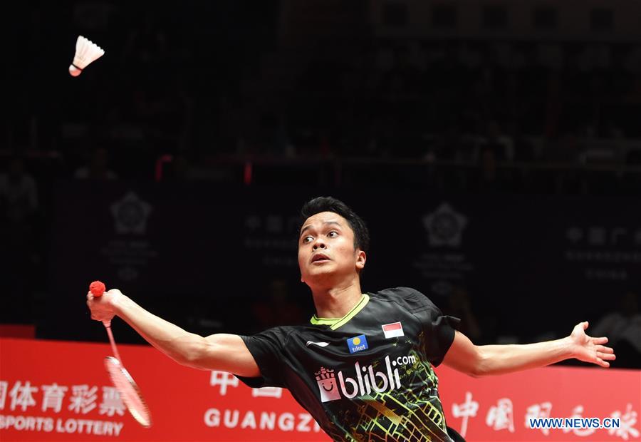 (SP)CHINA-GUANGZHOU-BADMINTON-BWF WORLD TOUR FINALS 2019-MEN'S SINGLES (CN)