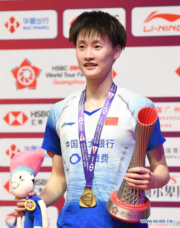(SP)CHINA-GUANGZHOU-BADMINTON-BWF WORLD TOUR FINALS 2019-WOMEN'S SINGLES (CN)