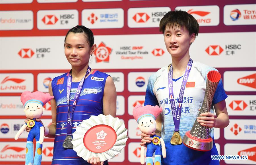 (SP)CHINA-GUANGZHOU-BADMINTON-BWF WORLD TOUR FINALS 2019-WOMEN'S SINGLES (CN)