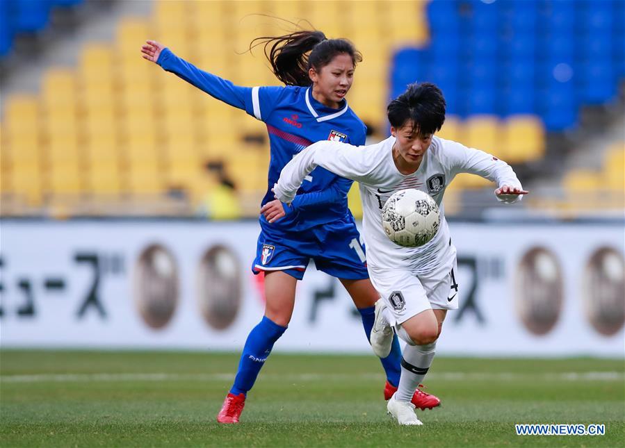 (SP)SOUTH KOREA-BUSAN-SOCCER-EAST ASIAN CUP-WOMEN-SOUTH KOREA VS CHINESE TAIPEI