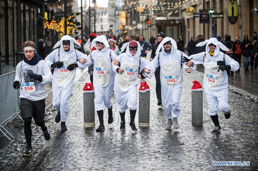 LITHUANIA-VILNIUS-CHRISTMAS RUN