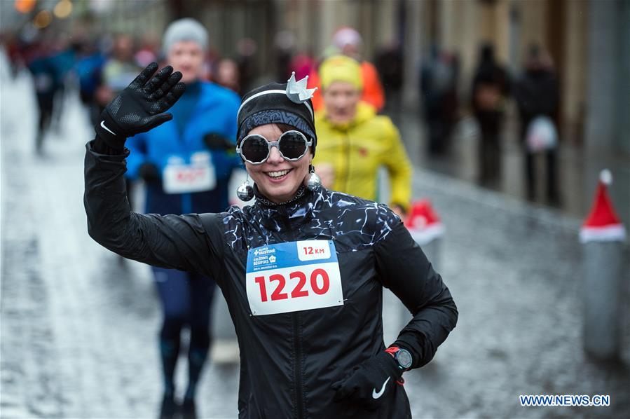 LITHUANIA-VILNIUS-CHRISTMAS RUN