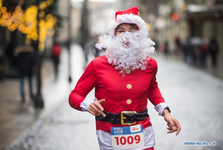 LITHUANIA-VILNIUS-CHRISTMAS RUN