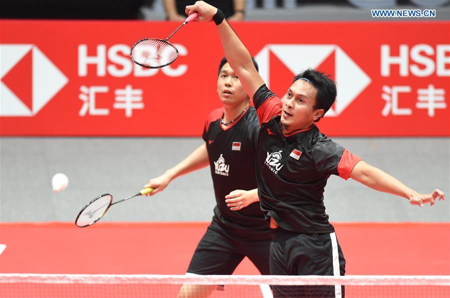 (SP)CHINA-GUANGZHOU-BADMINTON-BWF WORLD TOUR FINALS 2019-MEN'S DOUBLES (CN)