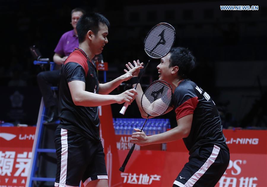 (SP)CHINA-GUANGZHOU-BADMINTON-BWF WORLD TOUR FINALS 2019-MEN'S DOUBLES (CN)