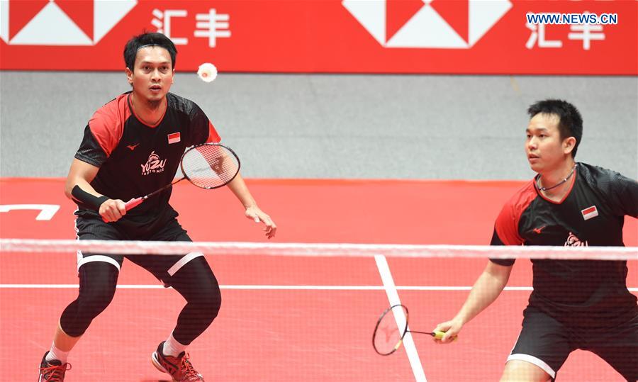 (SP)CHINA-GUANGZHOU-BADMINTON-BWF WORLD TOUR FINALS 2019-MEN'S DOUBLES (CN)