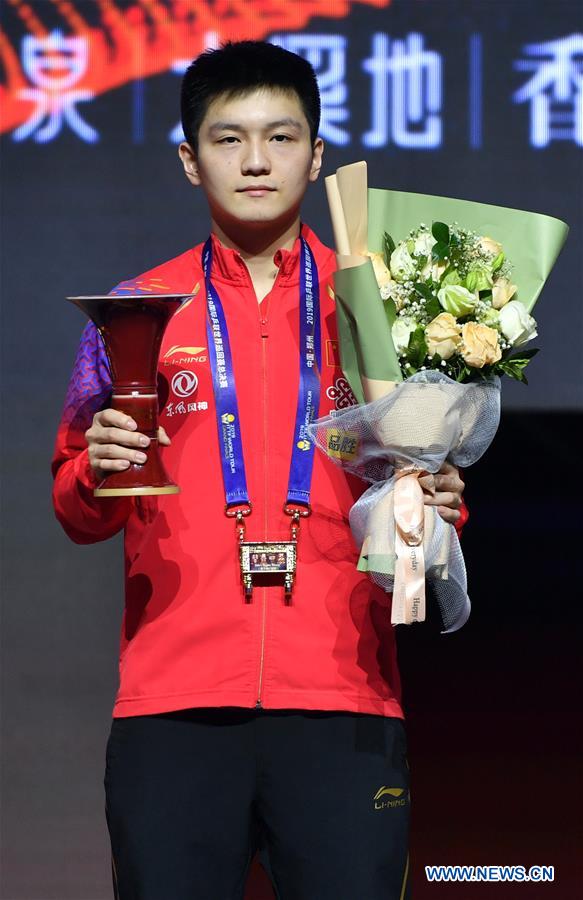(SP) CHINA-ZHENGZHOU-TABLE TENNIS-ITTF-GRAND FINALS-MEN'S SINGLES (CN)