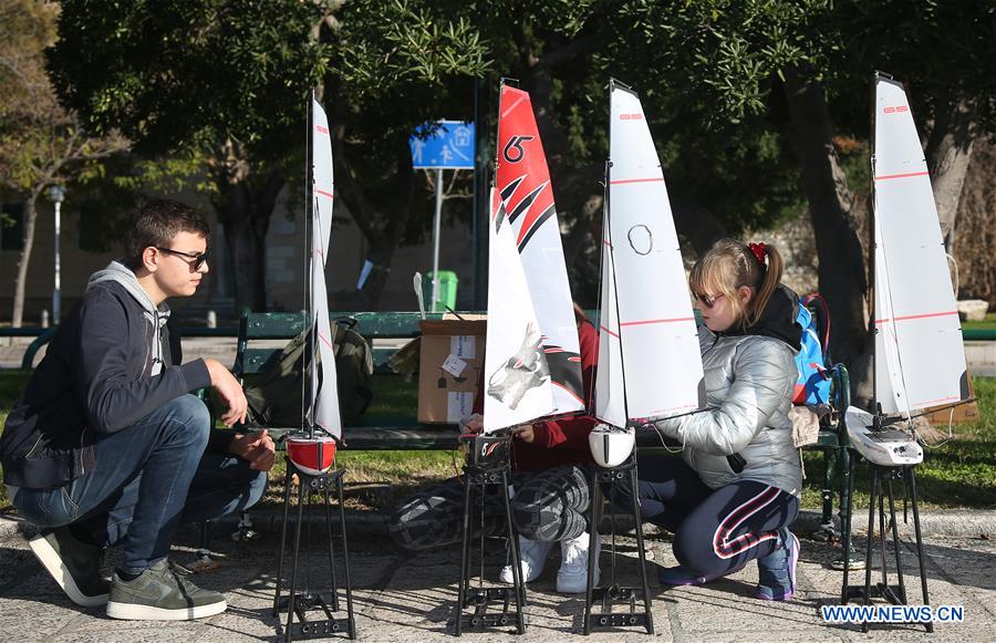 (SP)CROATIA-SIBENIK-RADIO-CONTROLLED SAILBOATS-REGATTA