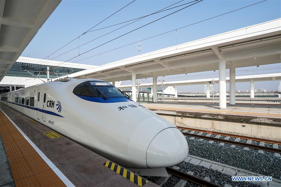 CHINA-JIANGSU-HIGH-SPEED RAIL LINE-LAUNCH (CN)