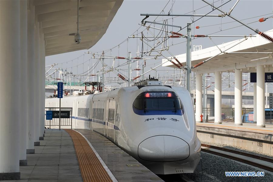 CHINA-JIANGSU-HIGH-SPEED RAIL LINE-LAUNCH (CN)