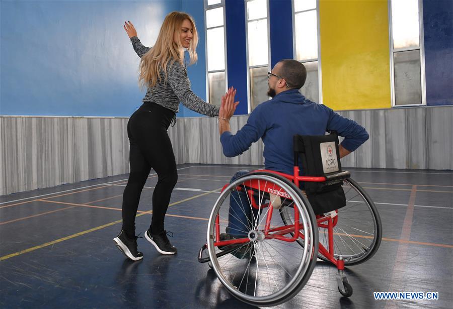 SYRIA-DAMASCUS-WHEELCHAIR DANCERS
