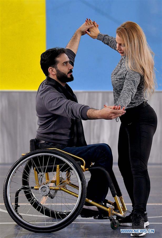 SYRIA-DAMASCUS-WHEELCHAIR DANCERS