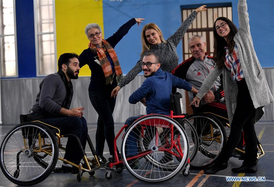 SYRIA-DAMASCUS-WHEELCHAIR DANCERS