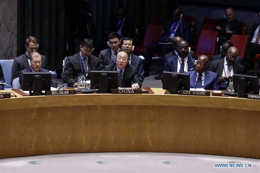 UN-SECURITY COUNCIL-MEETING-WEST AFRICA-CHINESE ENVOY