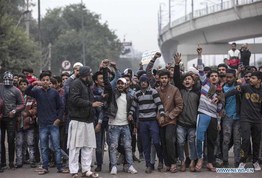 INDIA-NEW DELHI-PROTESTS-NEW CITIZENSHIP ACT