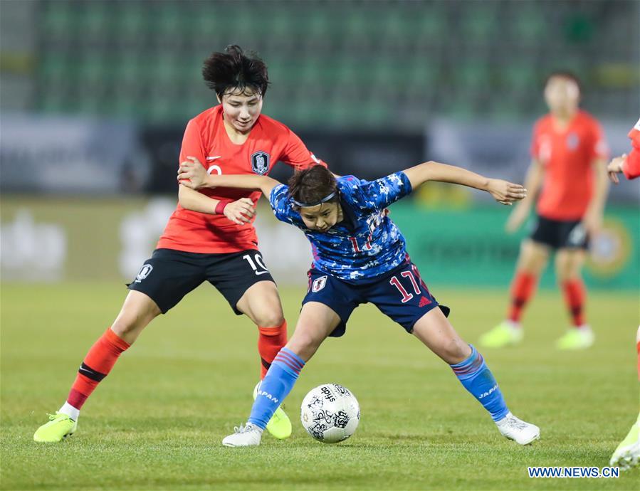(SP)SOUTH KOREA-BUSAN-SOCCER-EAST ASIAN CUP-WOMEN-SOUTH KOREA VS JAPAN
