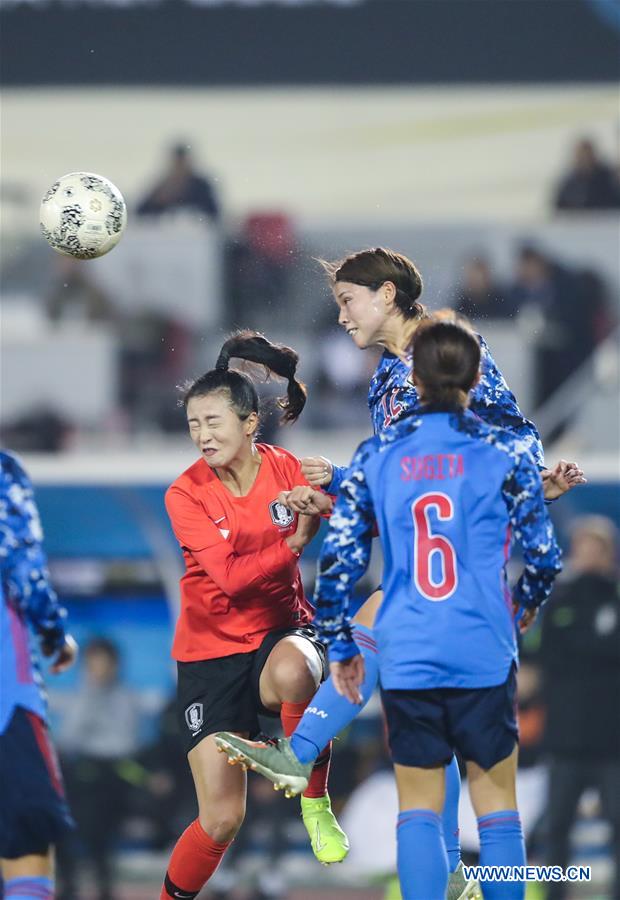 (SP)SOUTH KOREA-BUSAN-SOCCER-EAST ASIAN CUP-WOMEN-SOUTH KOREA VS JAPAN