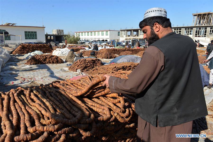 AFGHANISTAN-KANDAHAR-DRIED FIGS-MARKET