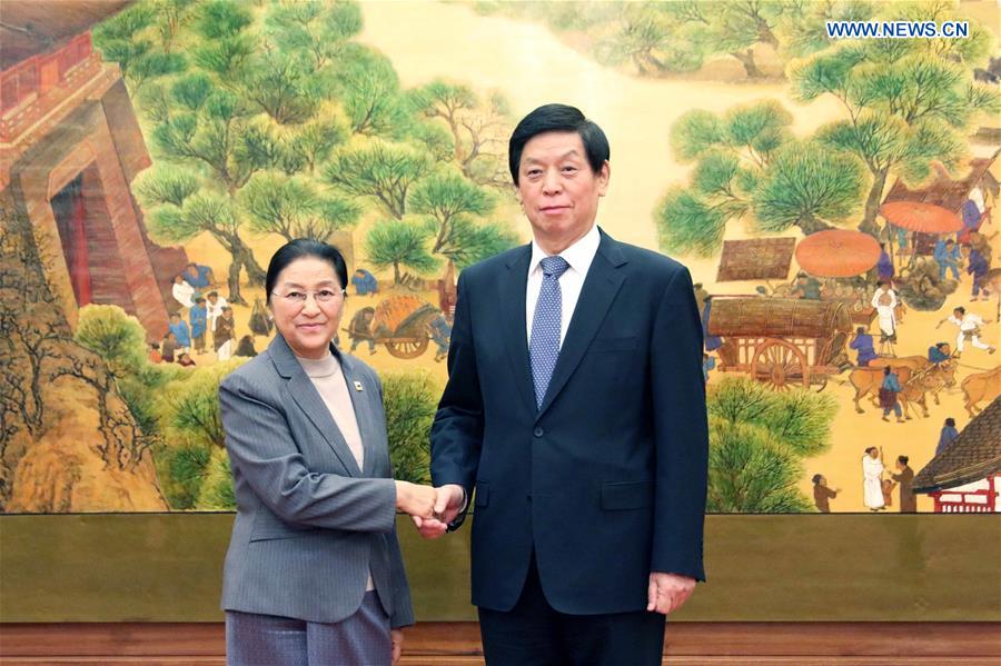 CHINA-BEIJING-LI ZHANSHU-LAOS-NATIONAL ASSEMBLY-TALKS (CN)