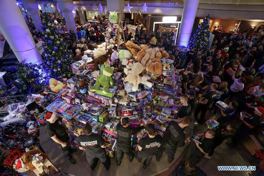 CANADA-VANCOUVER-CHRISTMAS WISH BREAKFAST-TOY-DONATION