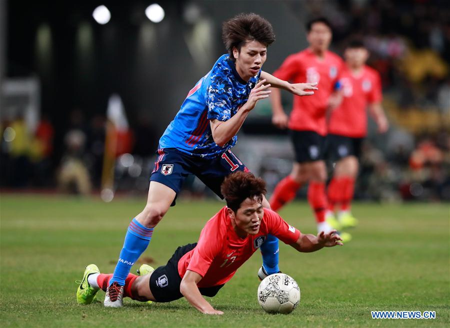 (SP)SOUTH KOREA-BUSAN-SOCCER-EAST ASIAN CUP-MEN-SOUTH KOREA VS JAPAN