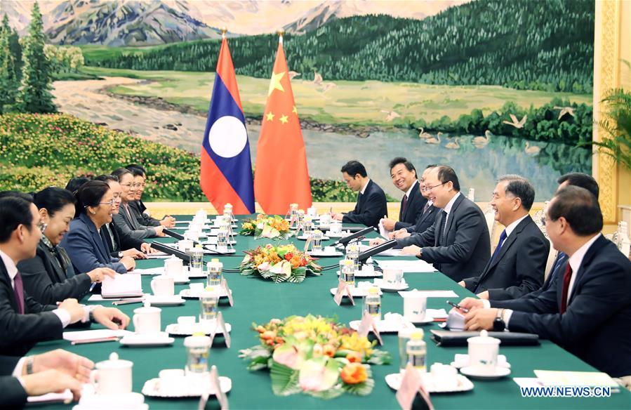 CHINA-BEIJING-WANG YANG-LAOS-NATIONAL ASSEMBLY-MEETING (CN)