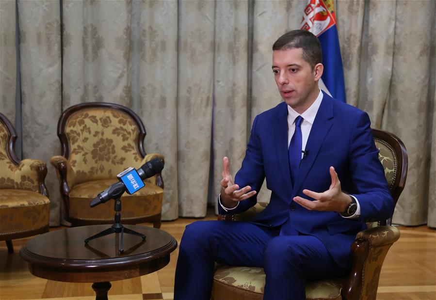 SERBIA-BELGRADE-PARTY LEADER-INTERVIEW