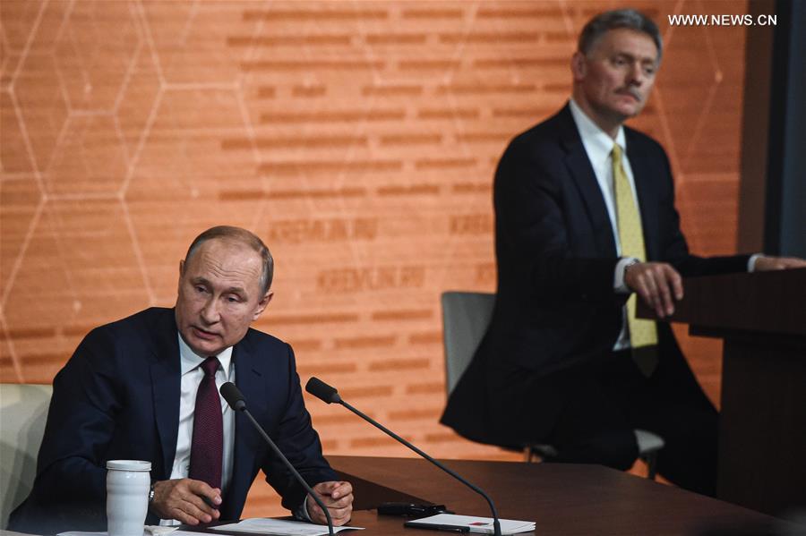 RUSSIA-MOSCOW-PUTIN-PRESS CONFERENCE