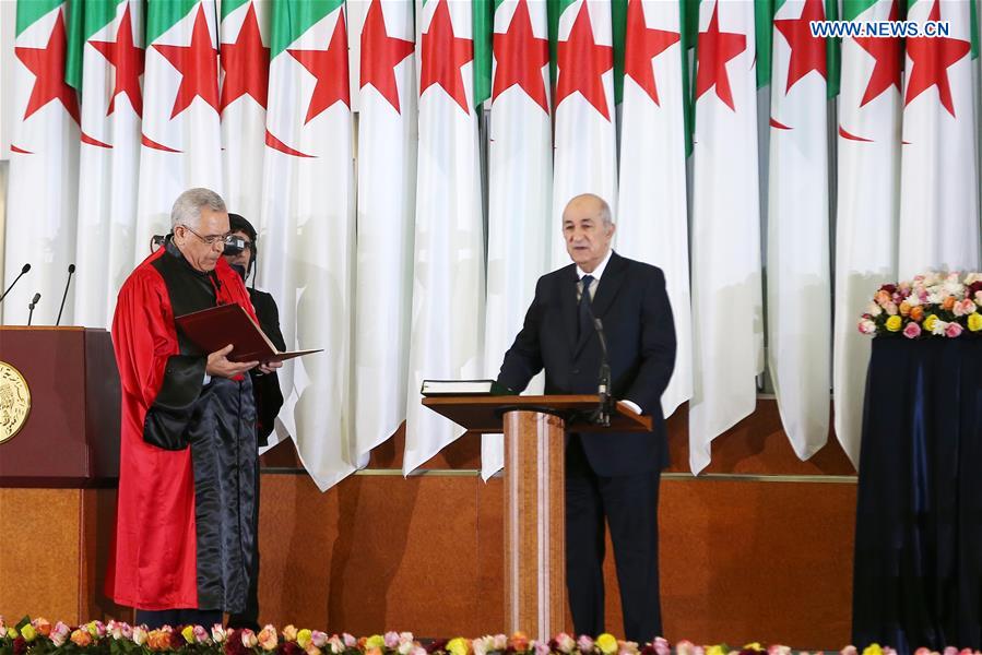 ALGERIA-ALGIERS-NEW PRESIDENT-SWORN IN