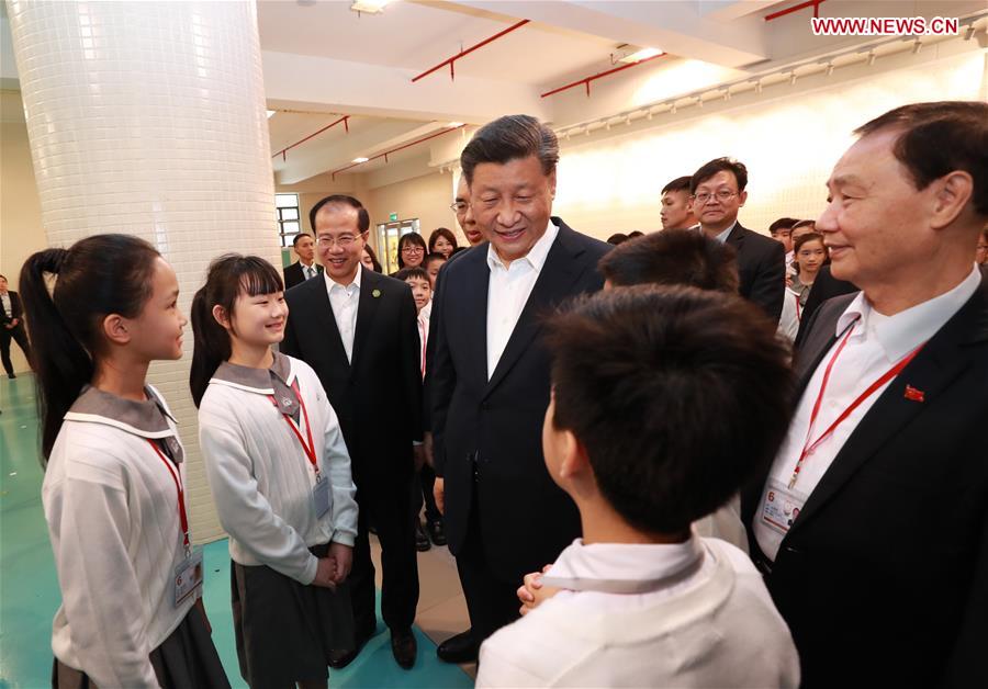 CHINA-MACAO-XI JINPING-GOVERNMENT SERVICES CENTER-SCHOOL (CN)