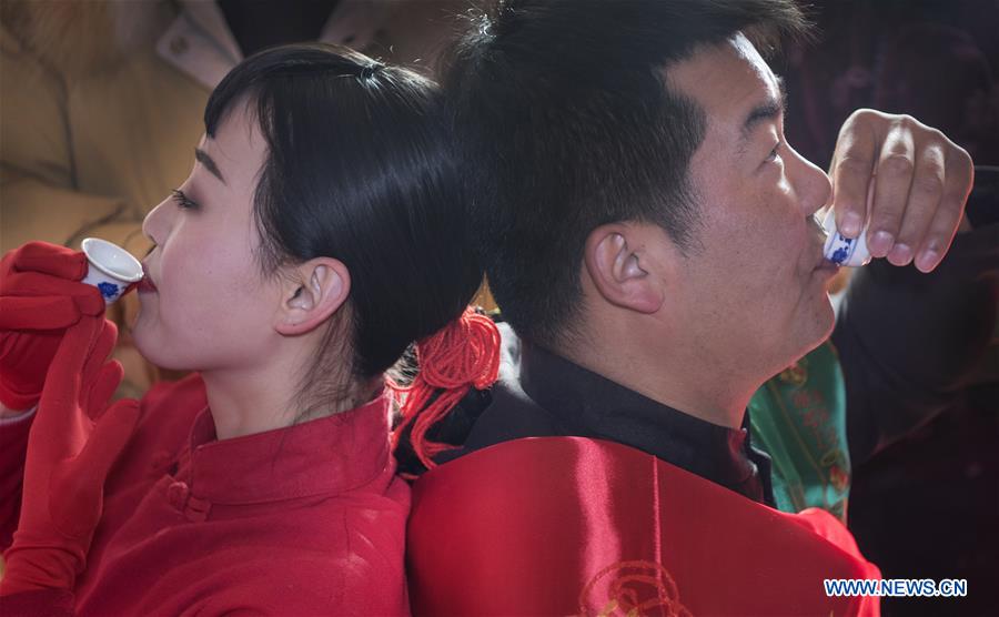 CHINA-SHAANXI-YAN'AN-TRADITIONAL WEDDING PERFORMANCE (CN)