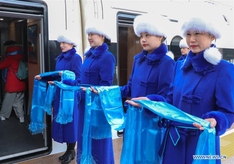 CHINA-INNER MONGOLIA-HOHHOT-BEIJING-RAILWAY-TRIAL OPERATION (CN)