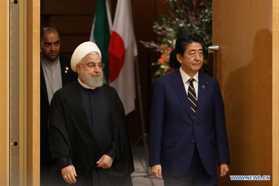 JAPAN-TOKYO-ABE-IRAN-ROUHANI-TALKS