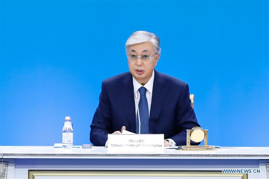 KAZAKHSTAN-NUR-SULTAN-PRESIDENT-NATIONAL COUNCIL OF PUBLIC TRUST
