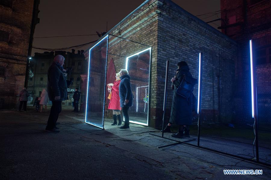 LITHUANIA-VILNIUS-ALTERNATIVE CHRISTMAS YARD